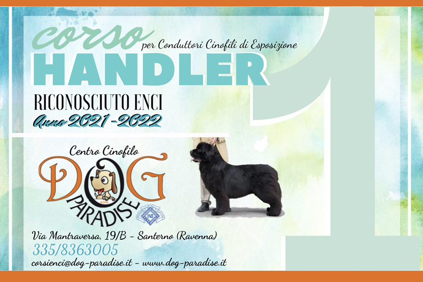 Dog Paradise Corso Handler ENCI 2021 2022 Imm Evidenza