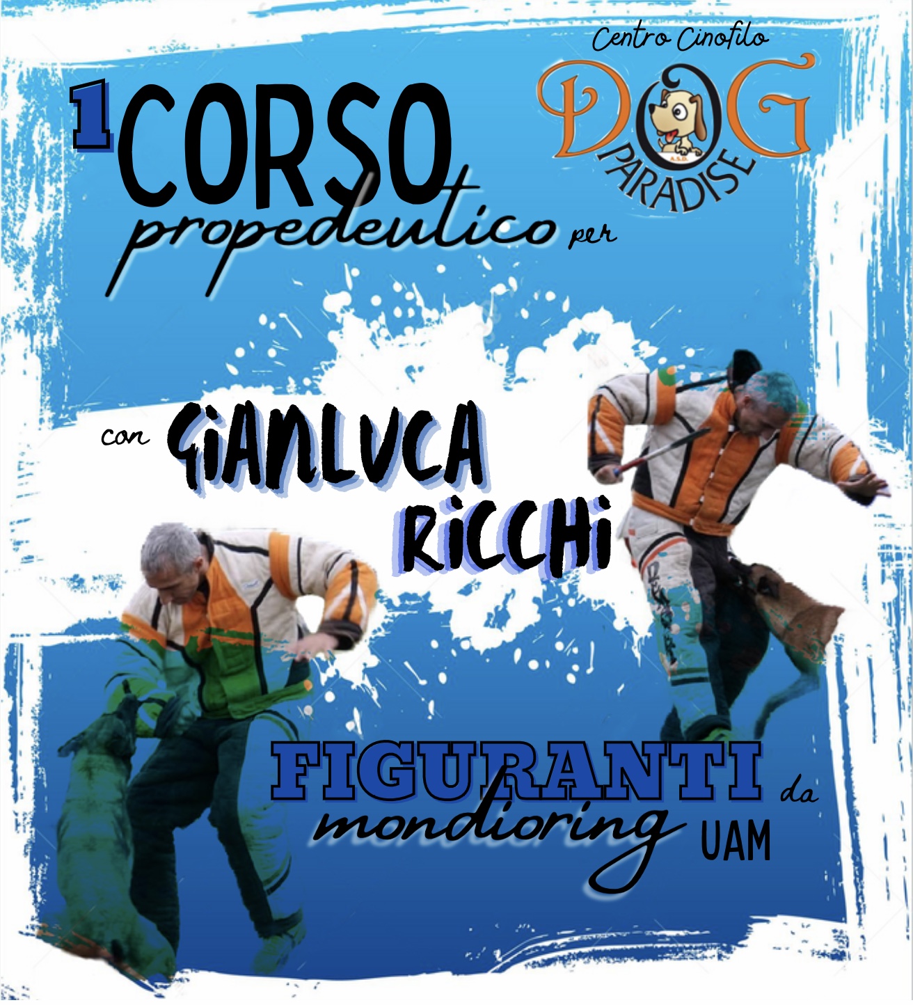 Dog Paradise - News - Corsi - Seminario Figuranti Mondioring - Gianluca Ricchi 2021 - Locandina