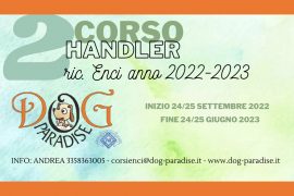 Dog Paradise - Corsi - Corso Handler 2022 - Evidenza