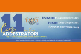 Dog Paradise - Corso ENCI - Corso Addestratori 2023 2024 - Imm Evidenza