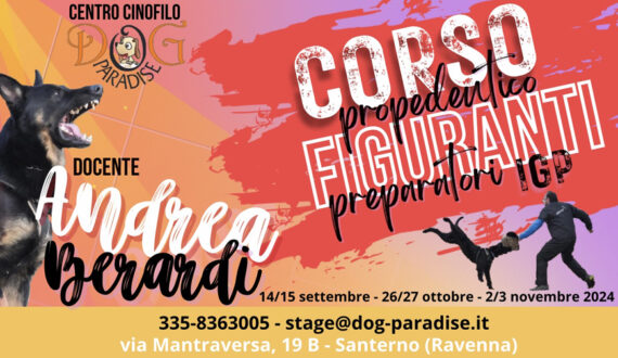 Dog Paradise - Corsi - 2024 - Figuranti - Immagine Evidenza